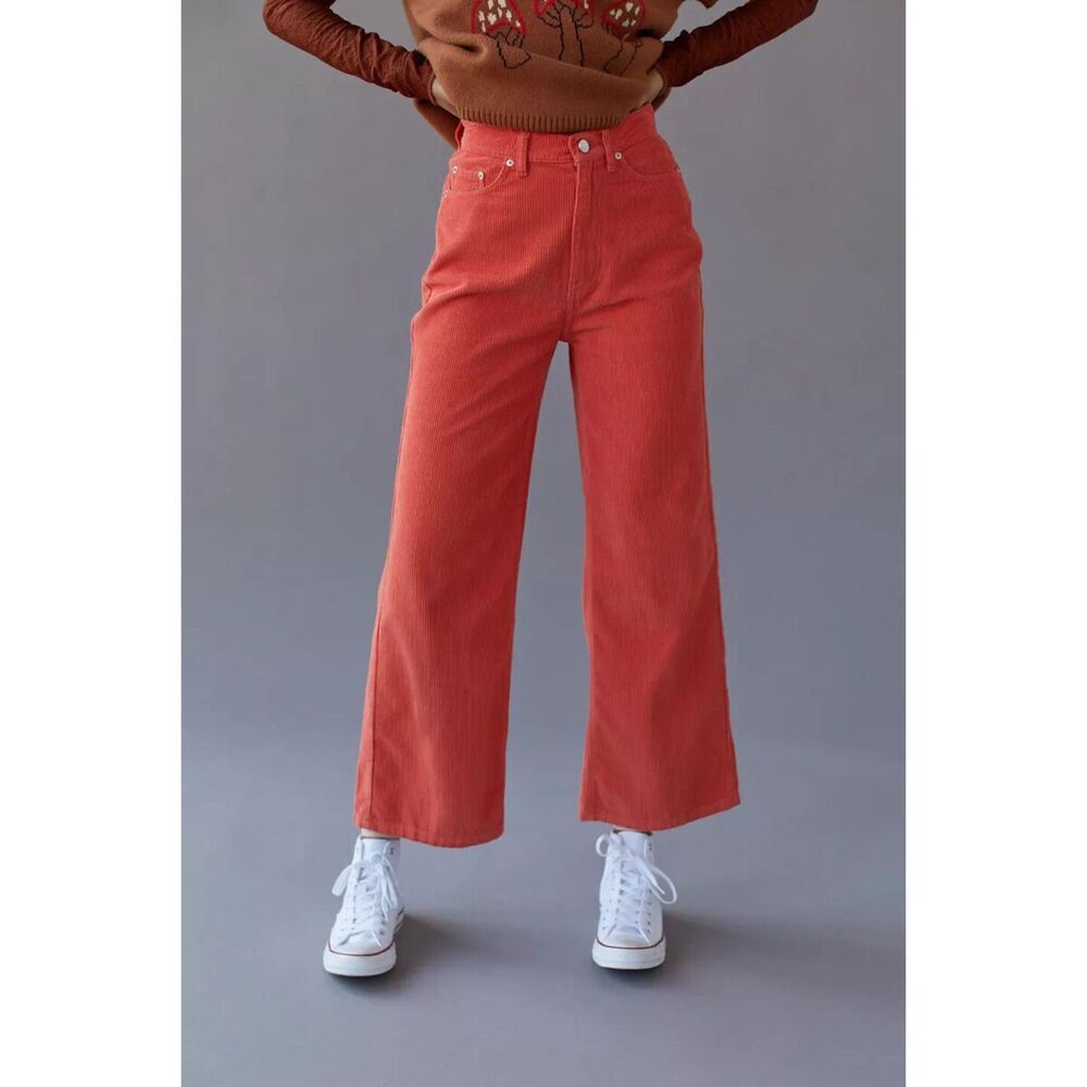 Urban Outfitters Coral Flare Pants